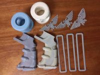 3D Printed Warhammer 40K Bolter parts